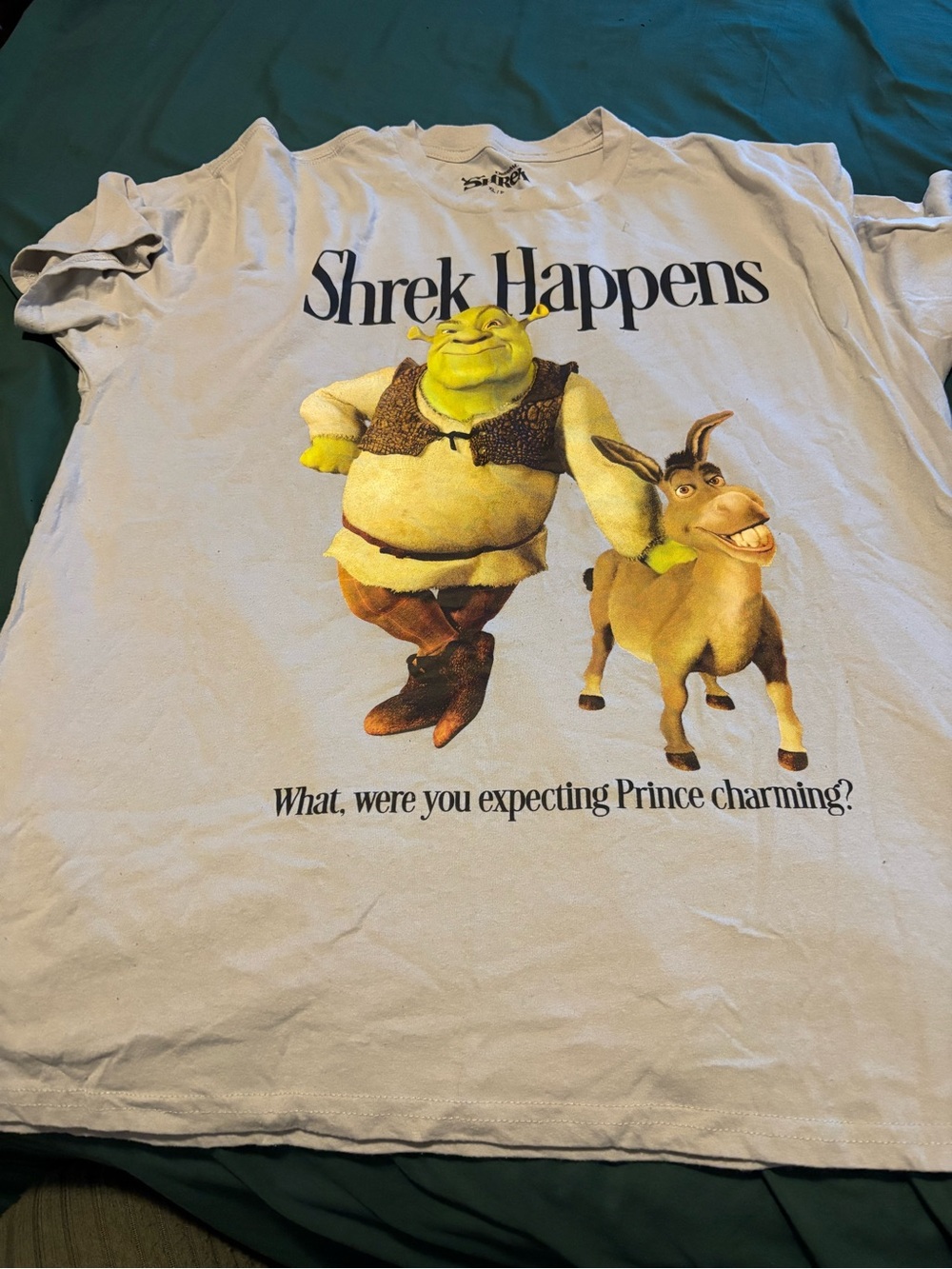 Shrek Happens Graphic Tee - White